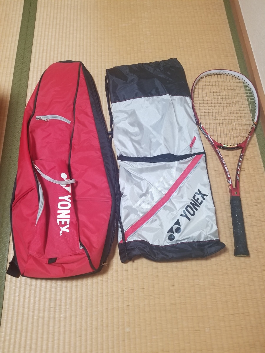 YONEX NANOFORCE 7V 軟式用 ケース付き ソフトテニスラケット ナノ