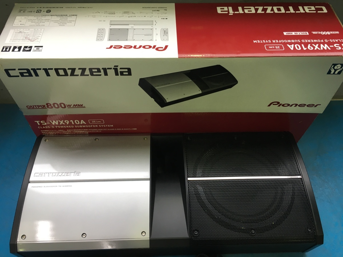 carrozzeria TS-WX910A カロッツェリア 800Wアンプ カロッツェリア 