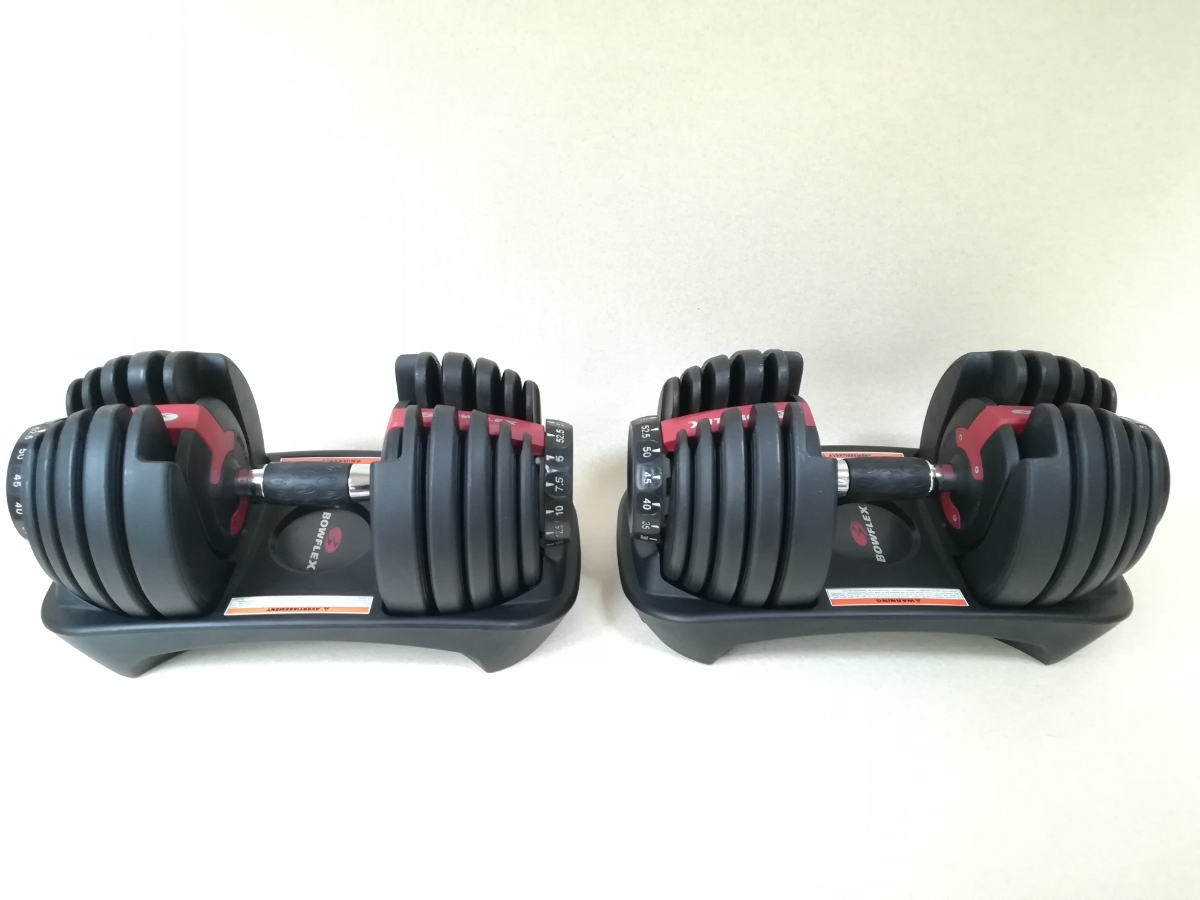 可変式ダンベル | アジャストダンベル 良品BOWFLEX トレーニング 筋 
