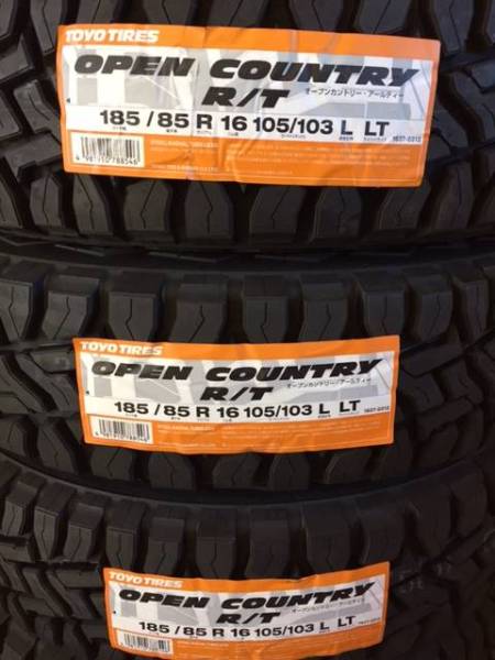 即納 RT 5月限定特価　トーヨー　オープンカントリーR/T　185/85R16　OPENCOUNTRYR/T　185-85-16　4本セット　ジムニー　全国最安N