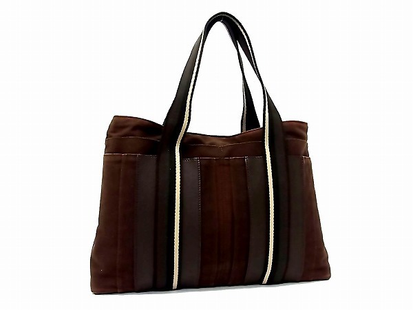 エルメス HERMES 1円 トロカホリゾンタル トートバッグ トロカ