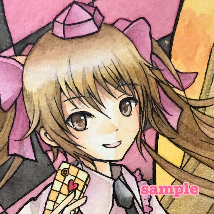 同人 手描き イラスト 色紙 東方project 姫海棠はたて 手描きイラスト 売買されたオークション情報 Yahooの商品情報をアーカイブ公開 オークファン Aucfan Com