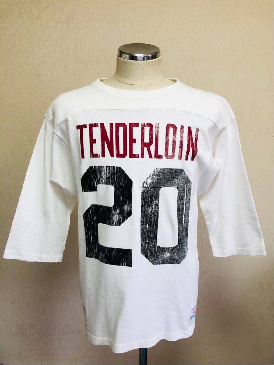 TENDERLOIN テンダーロイン Tシャツ フットボール 7分袖 FOOTBALL 3⁄4