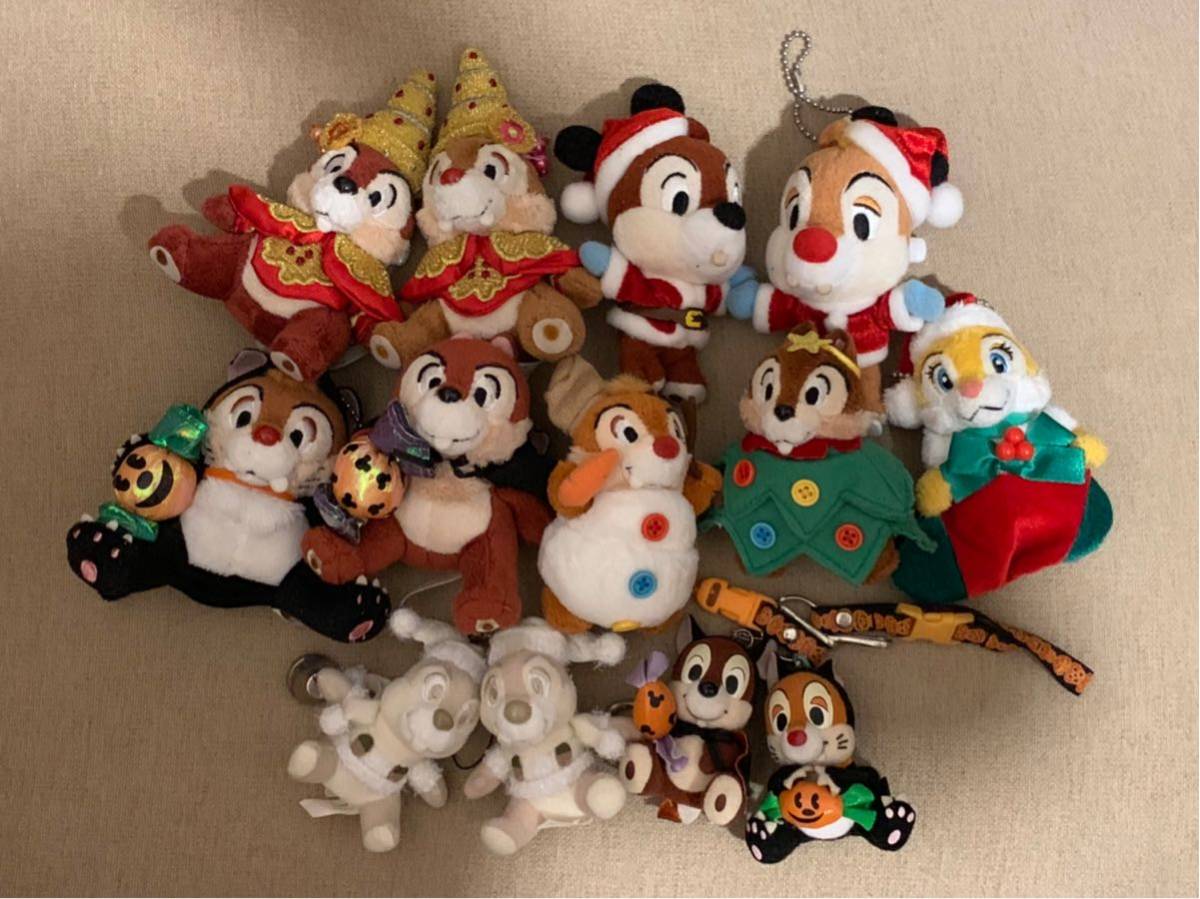クラリス ディズニー チップ デール ぬいぐるみバッジ チップとデール