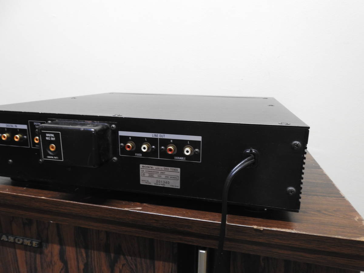 SONY DAS-703ES D⁄Aコンバーター ソニー - 業界最安値挑戦 動作品 