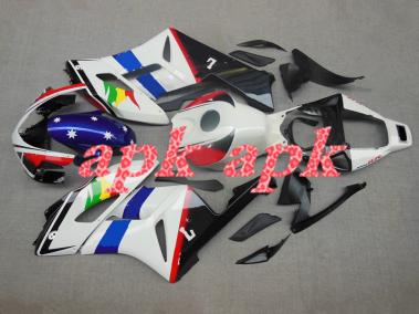 CBR1000RR 04-05 SC57 社外カウル(白黒青L)-カスタム無料 - Yahoo