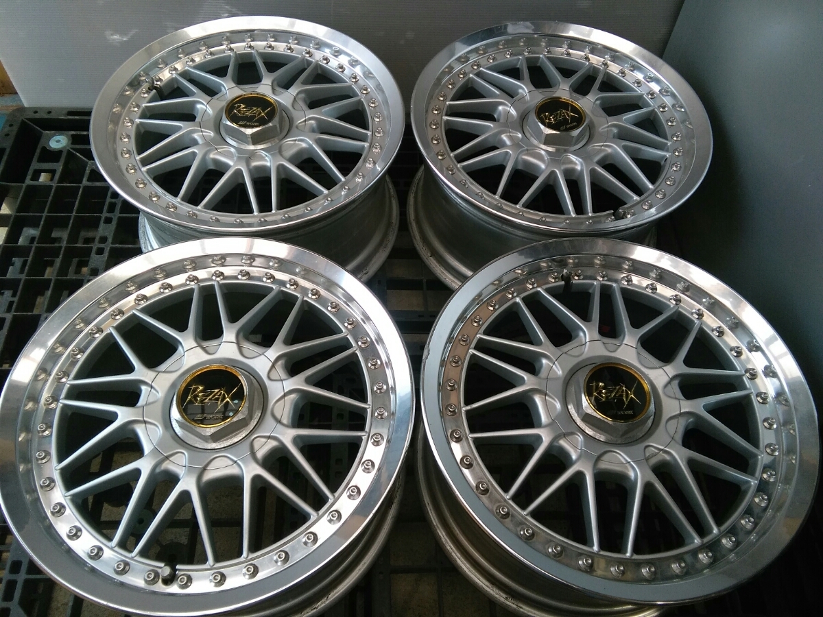 レザックス REZAX ☆売り切り☆WORK PCD114.3 8J ＋47 2本セット WORK 