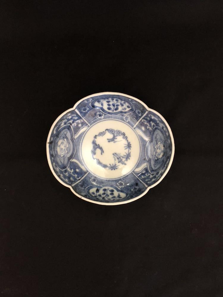 古伊万里 染付 なます皿 | 膾皿 iichi 花唐草 大明化製