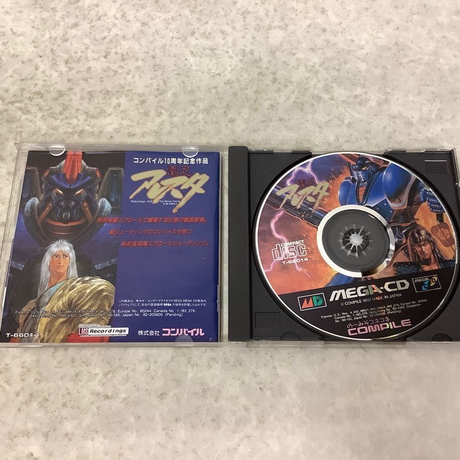 MD メガCD 電忍アレスタ Nobunaga and his Ninja force DENNIN ALESTE