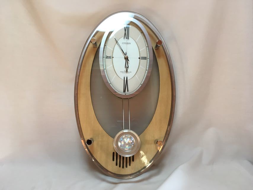 CITIZEN CITIZEN 電波掛け時計 4MN435-0 シチズン シチズン パル