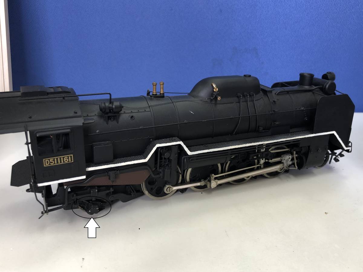 D51 蒸気機関車 1/42 金属製 鉄道 模型 線路付き 汽車 札幌 西岡 