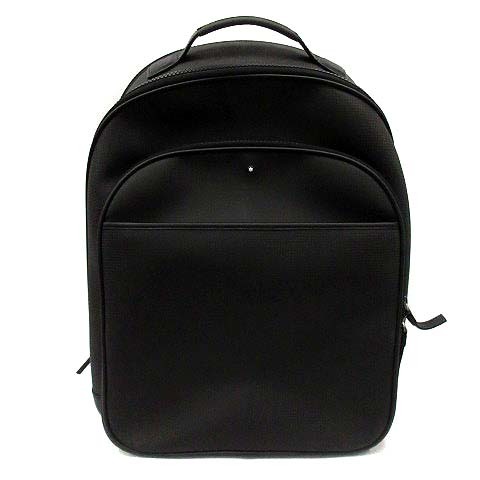 1円 モンブラン MONT BLANC リュックサック バックパック 黒 /YI9 ■SM