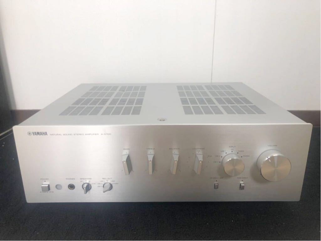 YAMAHA ヤマハ プリメインアンプ A-S700シルバー 通電確認済み CYAMAHA