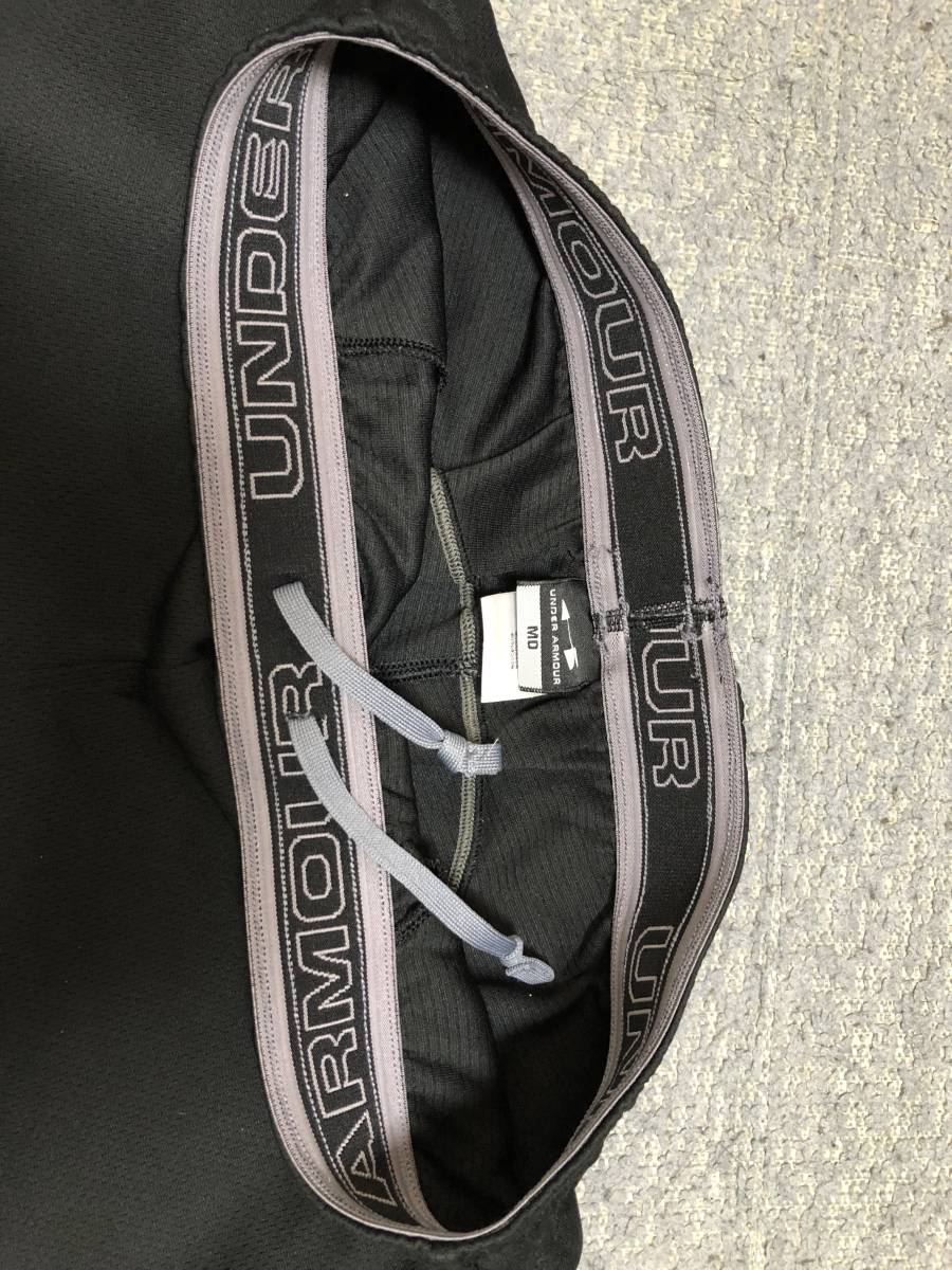 送込 即決 アンダーアーマー ハーフパンツ M ブラック_3