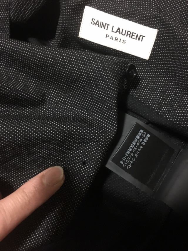saint laurent paris ドット柄シャツ サンローラン パリ エディ期 13ss 