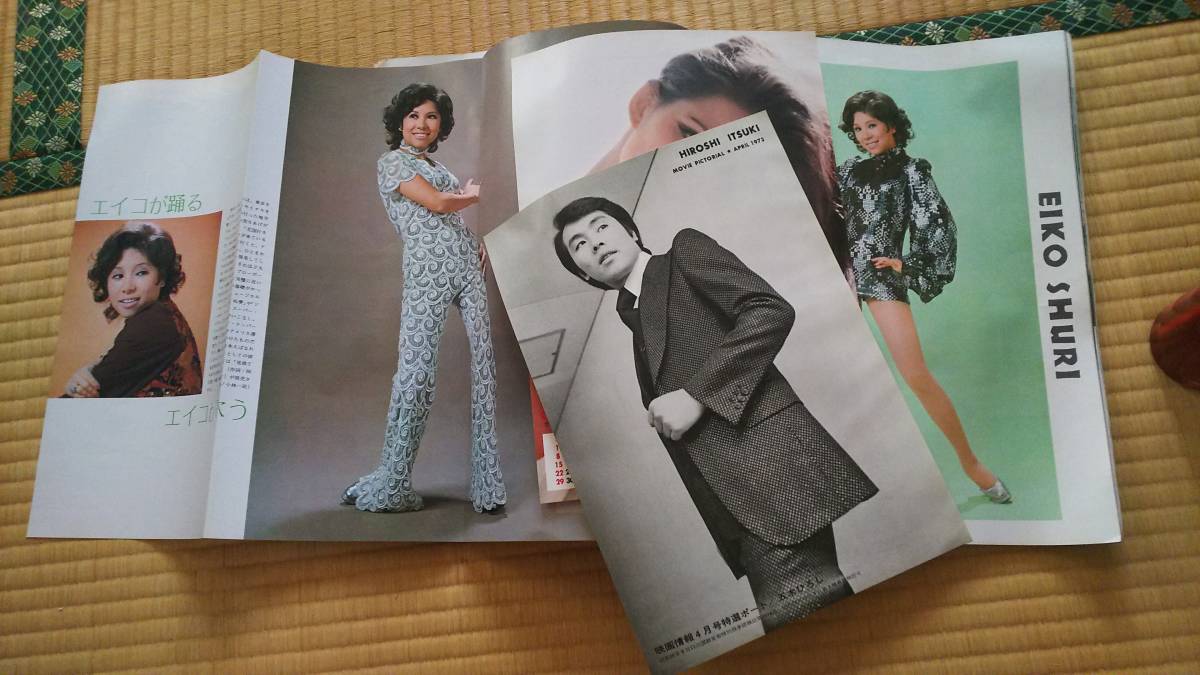 映画情報 1973年4月 梶芽衣子 沢田研二 朱里エイコ 五木ひろし 島田陽子 カルーセル麻紀 欧陽菲菲 ブロンソン 藤田敏八 国際情報社 ポルノ _3