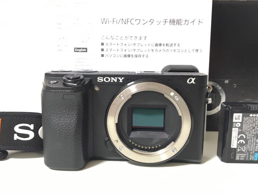 ★超極上美品★SONY 4K a6300 アルファ6300 ★完動品、元箱付き★ソニーSony Alpha a6300 Digital Camera With Box *No Lens*