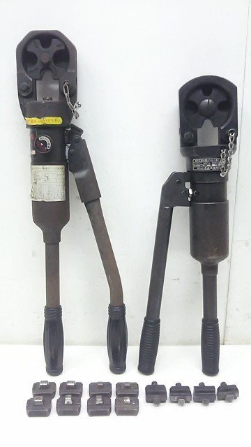 1円スタート！】 ロブスター 手動油圧式圧着工具 AKH-150 ＆ 泉精器