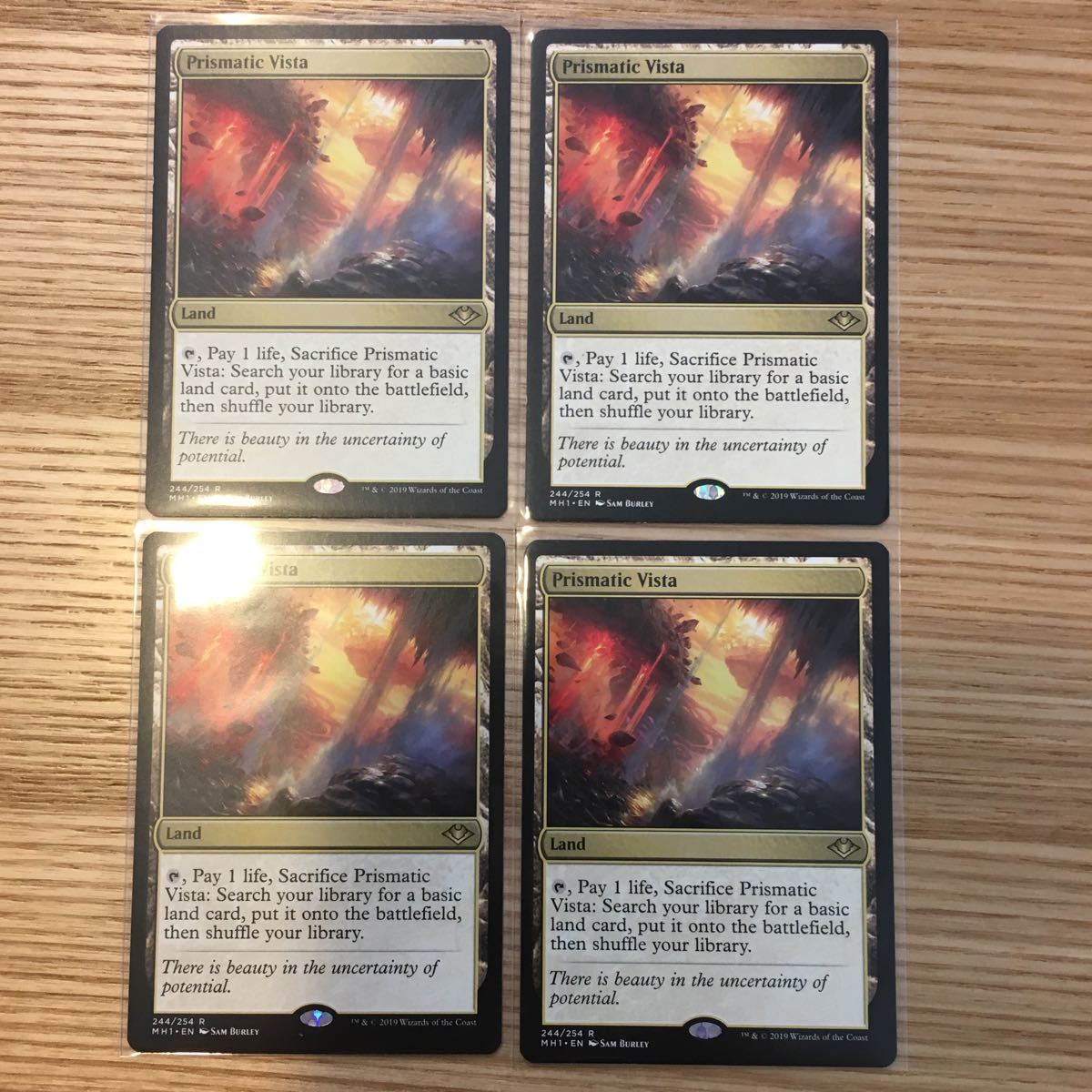 まとめ買い価格 ◇MTGろ土 虹色の眺望 英4枚まで 【公式通販】