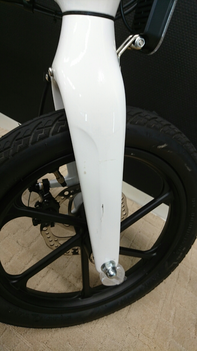 CHOCO-NORI チョコノリ 電動アシスト 折り畳み式自転車 ホワイト