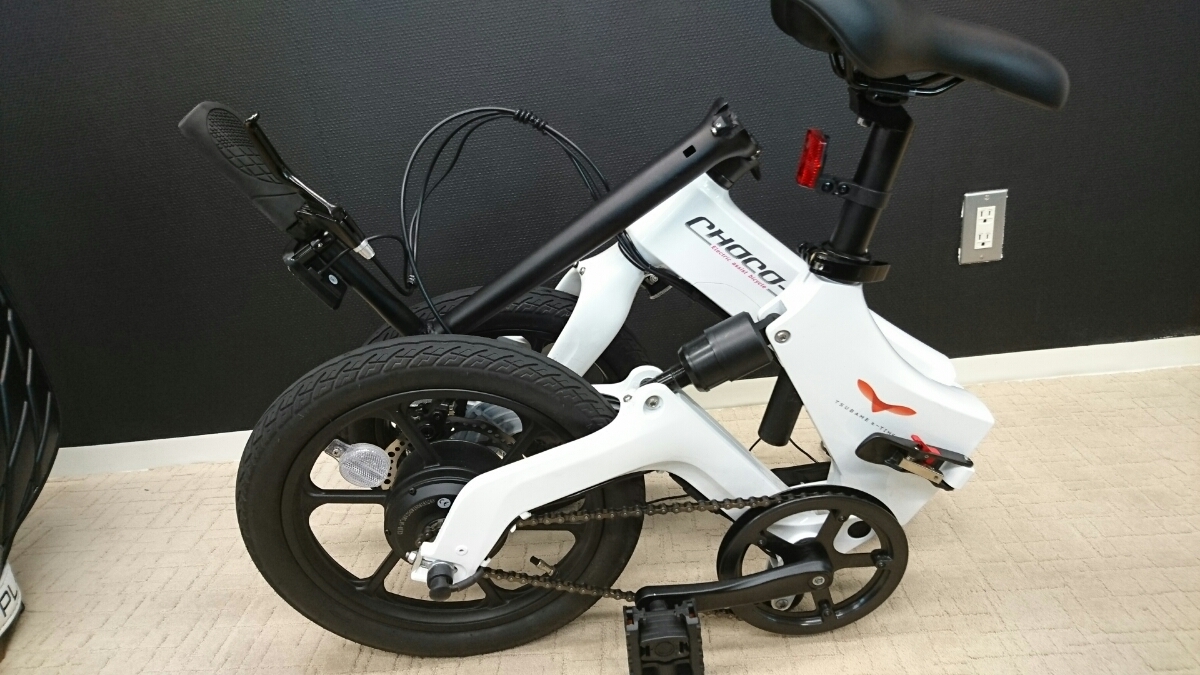 CHOCO-NORI チョコノリ 電動アシスト 折り畳み式自転車 ホワイト