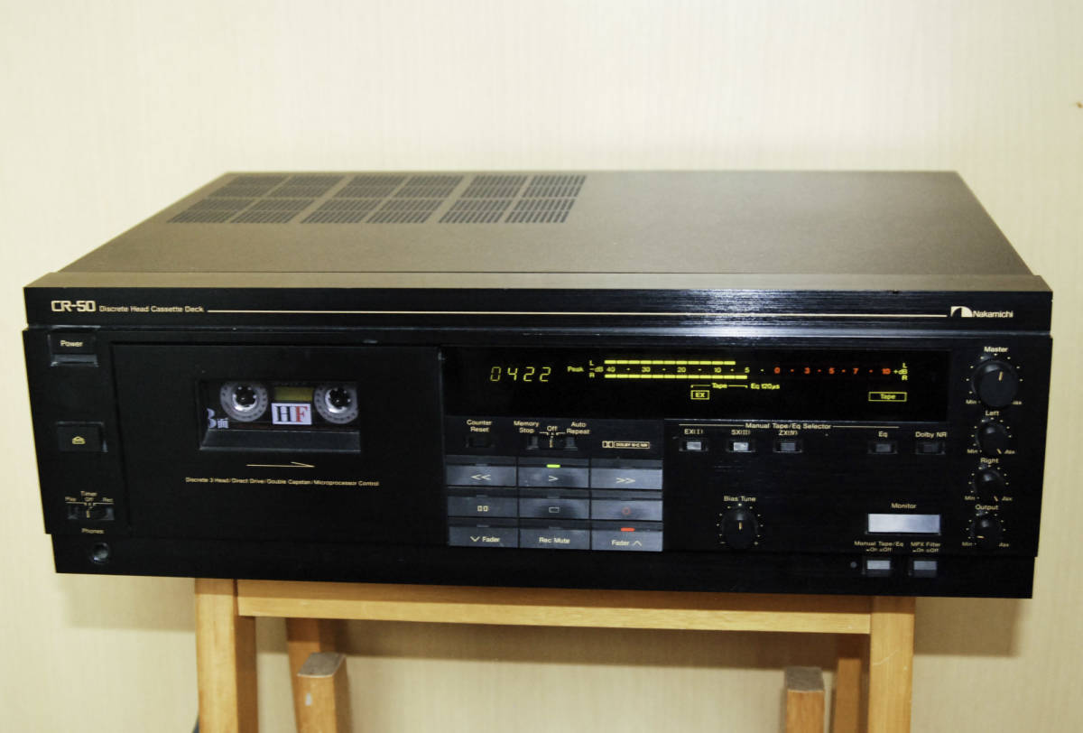 外観良好 Nakamichi CR-50 現状品 ナカミチカセットデッキ ジャンク