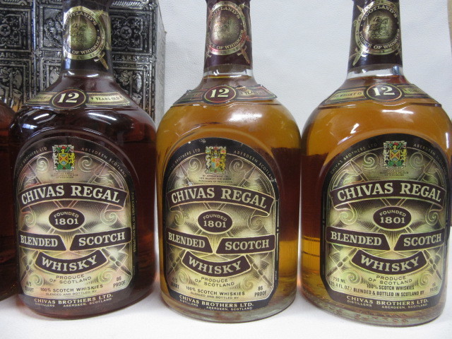 シーバスリーガル CHIVAS REGAL 12年 750ml 43度 7本 ※ライオン正面