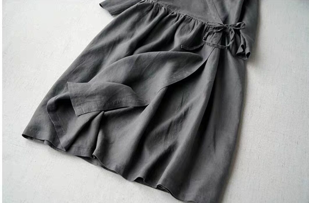 入手困難！100%リネン ストラップ レディース カーディガン 七分袖 簡素 ワンピースひざ丈スカートロングスカート スカートF_124 カーディガン レディース 一部店舗・WEB限定カラーあり》リネン混Vネックカーディガン リネン リネン100%（カーディガン・ボレロ｜トップス）：レディース UVリネンタッチカーディガン