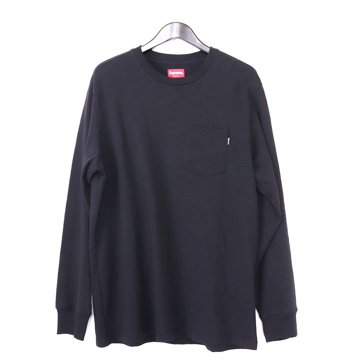 お得，品質保証 シュプリーム Supreme 18AW L/S Pocket Tee ロンT L UT1285(長袖Tシャツ)｜売買されたオークション情報、yahooの商品情報をアーカイブ公開 - オークファン 男性用