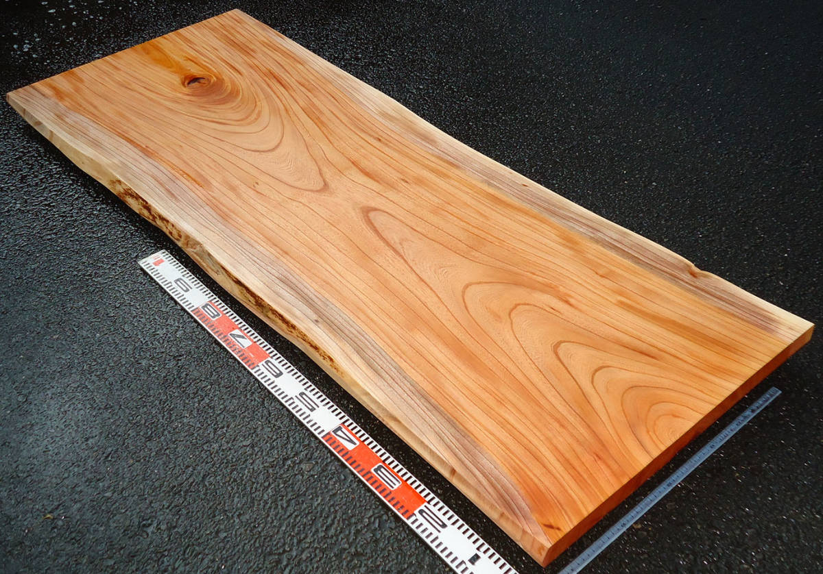 正規品，お買い得 欅 紅色 杢目が美しい テーブルに幅広 耳付き加工板1円 7fg(欅（けやき）)｜売買されたオークション情報、yahooの商品情報をアーカイブ公開 - オークファン 板、シート
