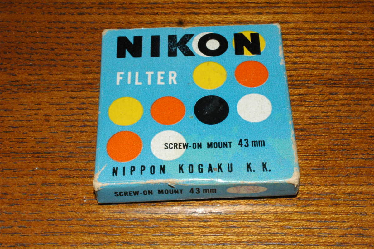 Nikon S シリーズ用 43㎜径 クロームメッキ仕上げ純正フィルター Y48