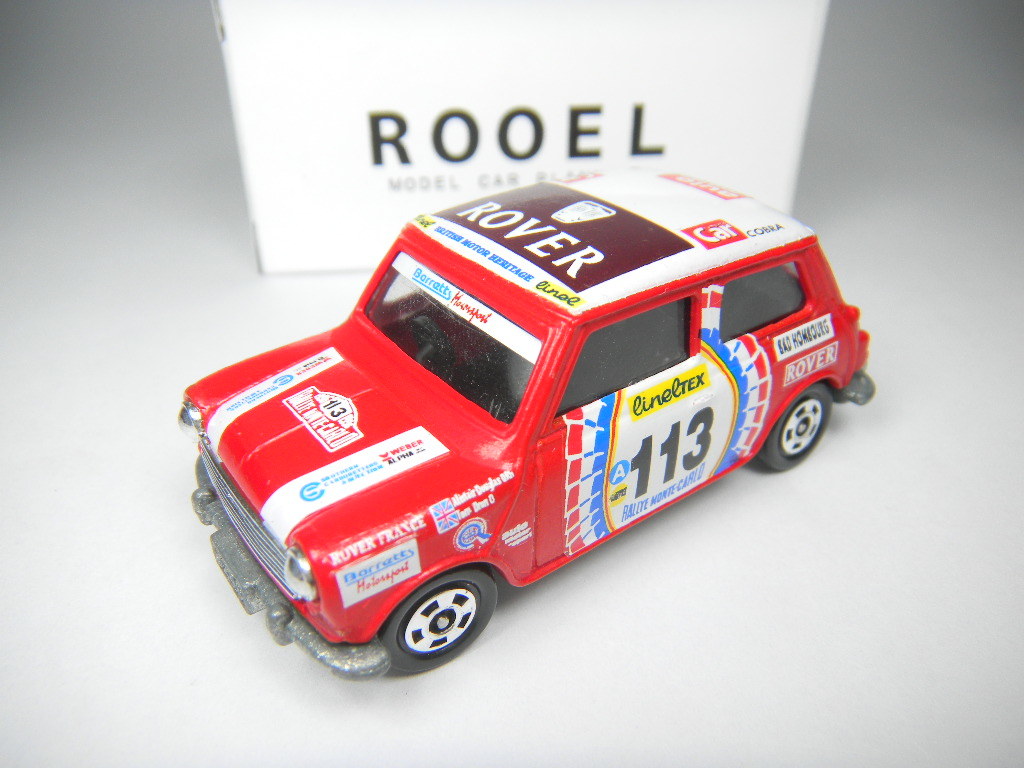 トミカ　ミニクーパー　113　ROOEL社　モンテカルロラリー_1