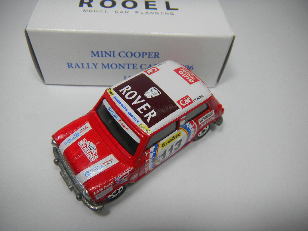 トミカ　ミニクーパー　113　ROOEL社　モンテカルロラリー_4