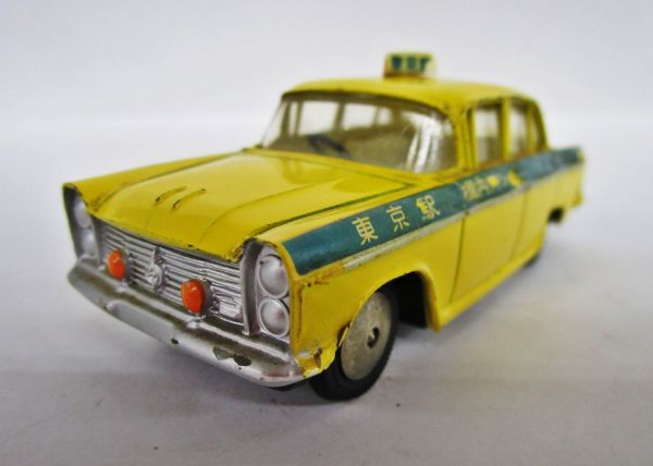 ミニカーのみ】モデルペット No.10 セドリック 構内タクシー 東京駅 黄