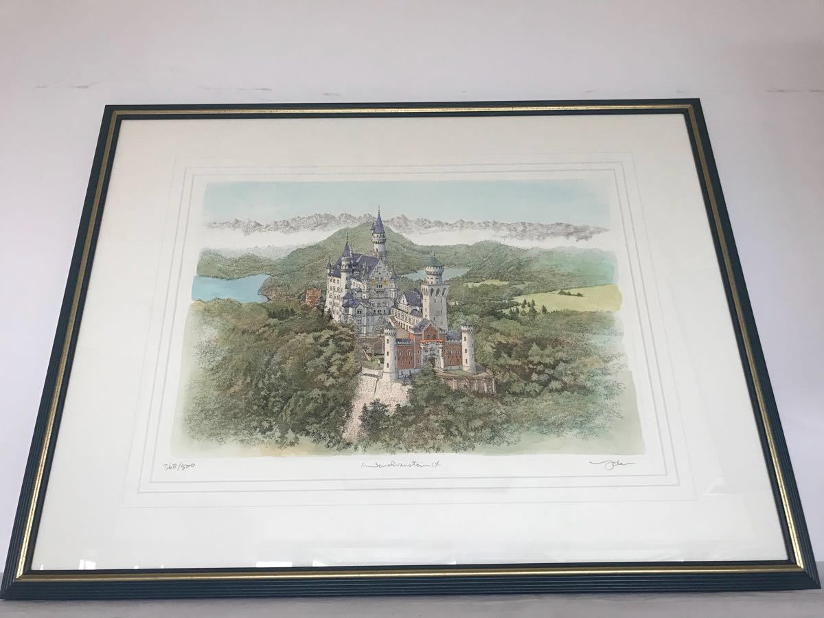 希少　織田義郎リトグラフ ノイシュバンシュタイン城Neuschwanstein ノイシュバンシュタイン城(美術品)の 2026年最新Yahoo!オークション