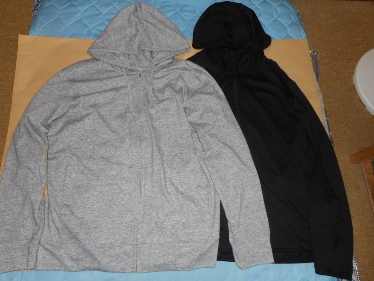 品 ユニクロ パーカー 2点 メンズ Xl エアリズム パーカー 長袖 グレー ドライ Ex パーカー 長袖 ブラック トップス 売買されたオークション情報 Yahooの商品情報をアーカイブ公開 オークファン Aucfan Com