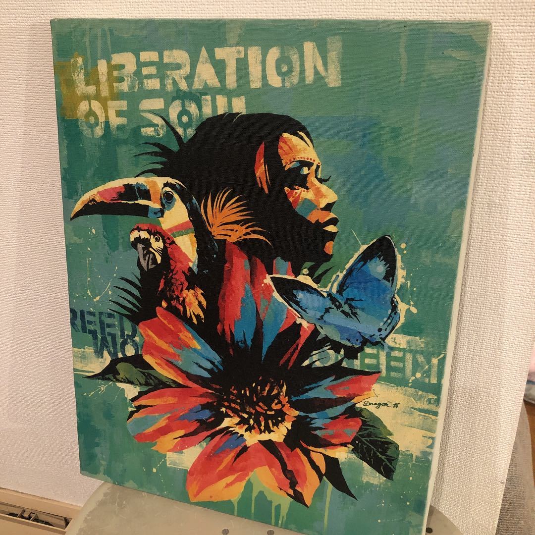 ​【限定150枚】Dragon76 「LIBERATION OF SOUL」 DRAGON76 キャンバス LIBERATION OF SOUL