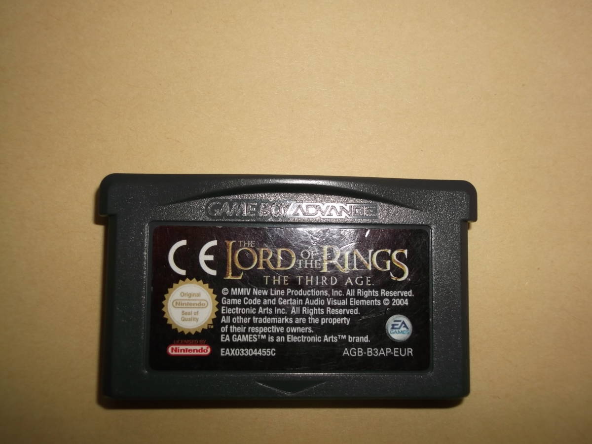 Gba ゲームボーイアドバンス 海外ソフト ロードオブザリング The Lord Of The Rings The Third Age ソフトのみ ロールプレイング 売買されたオークション情報 Yahooの商品情報をアーカイブ公開 オークファン Aucfan Com
