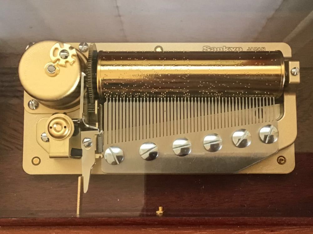 SANKYO ORPHEUS マホガニー木製オルゴール ORPHEUS オルゴール SANKYO