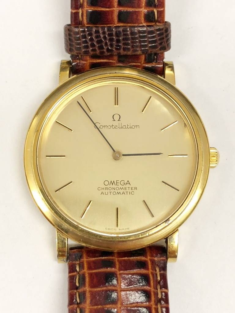 不動□ジャンク OMEGA コンステレーション 8角 レディース 腕時計