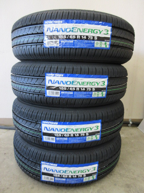 155⁄65R14 TOYO NANOENERGY TIRE サマー ナノエナジー 4本セット☆2019年製