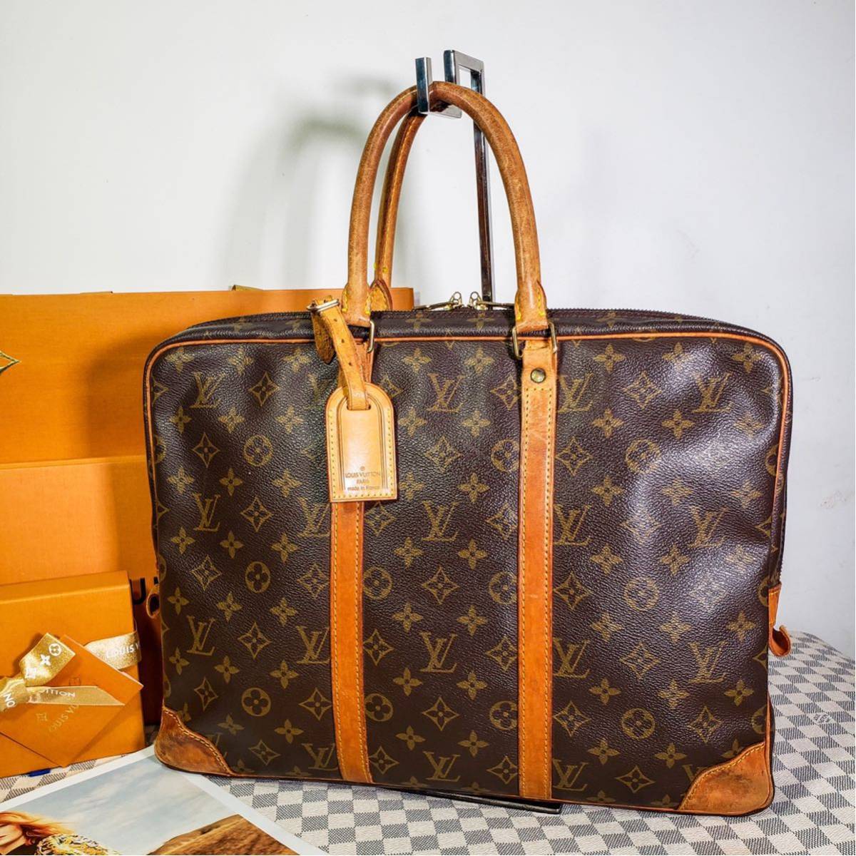 ルイ・ヴィトン LV モノグラム ハンドバッグ 1円 ☆ 正規品 ☆ LV VI0932 ルイヴィトン モノグラム Louis Vuitton