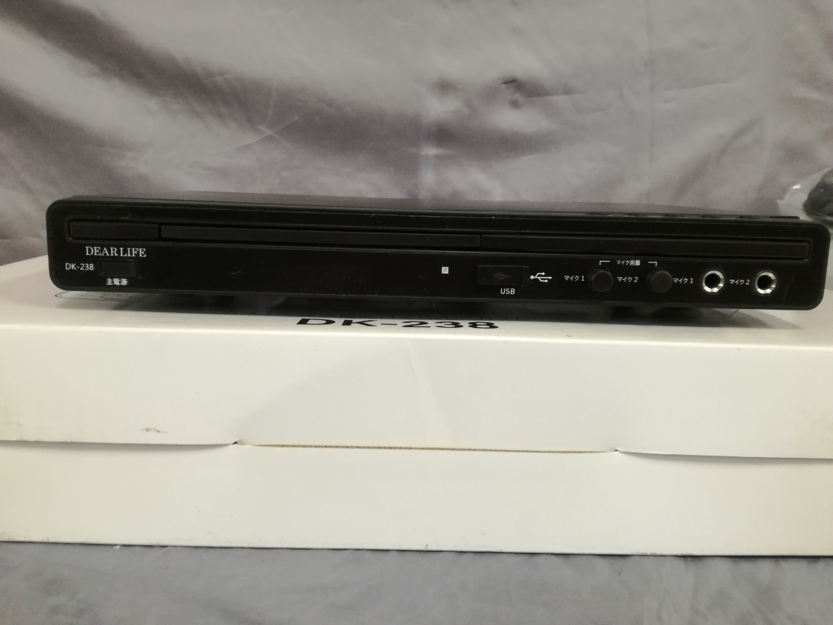  J773 訳あり カラオケ採点機能付き DVD CDプレーヤー DK-238 マイク HDMIケーブル付属 CD-G対応(一般)｜売買されたオークション情報、yahooの商品情報をアーカイブ公開 - オークファン 一般