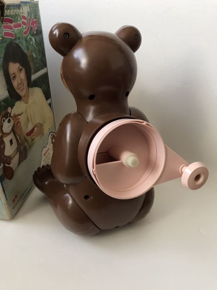 アサヒ玩具 かき氷機 氷削り 氷かき 小熊のミーシャ オリンピック 五輪 モスクワオリンピック アサヒ玩具 かき氷機 1980年 小熊のミーシャ