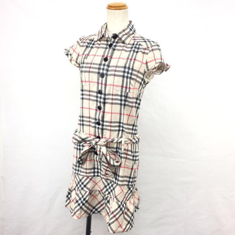 バーバリーブルーレーベル　ノバチェック　ワンピース　ベルト　36 BURBERRY BLUE LABEL バーバリー ブルーレーベル ワンピース ノバ