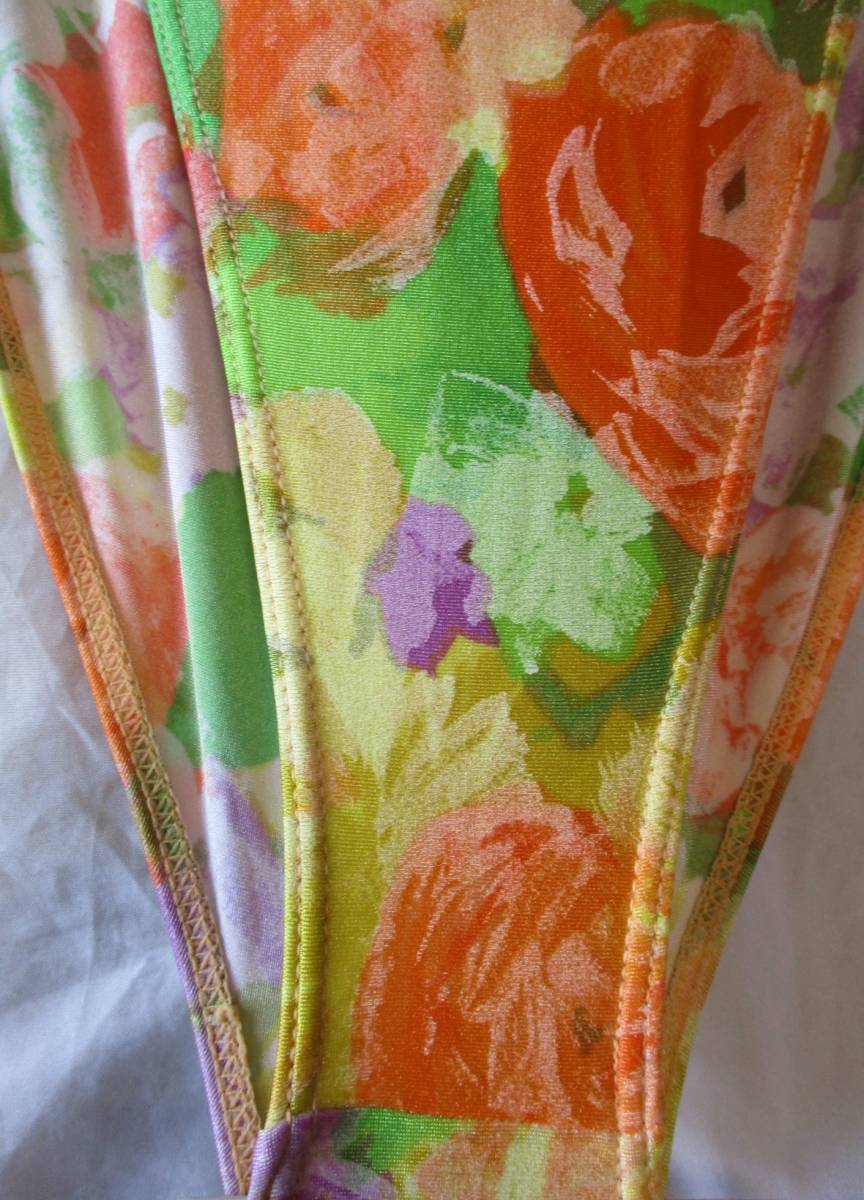 リサイクル品つるつるM チャコット超ハイレグハイカットレオタード CHACOTT エアロビインストラクター用ダンサー_3