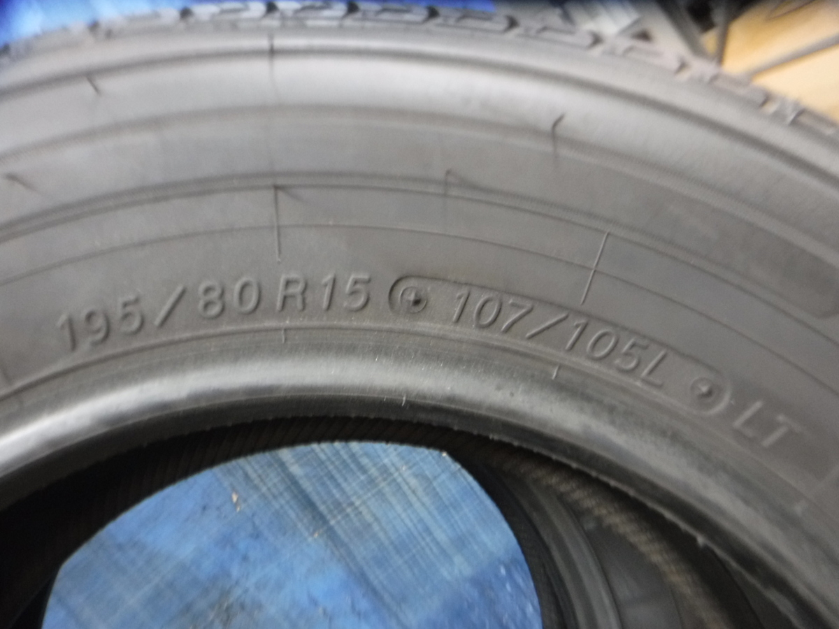 ★ 195/80R15 107/105L ヨコハマ JOB RY52 2018年製 4本セット　 41326-C奥　国7-54