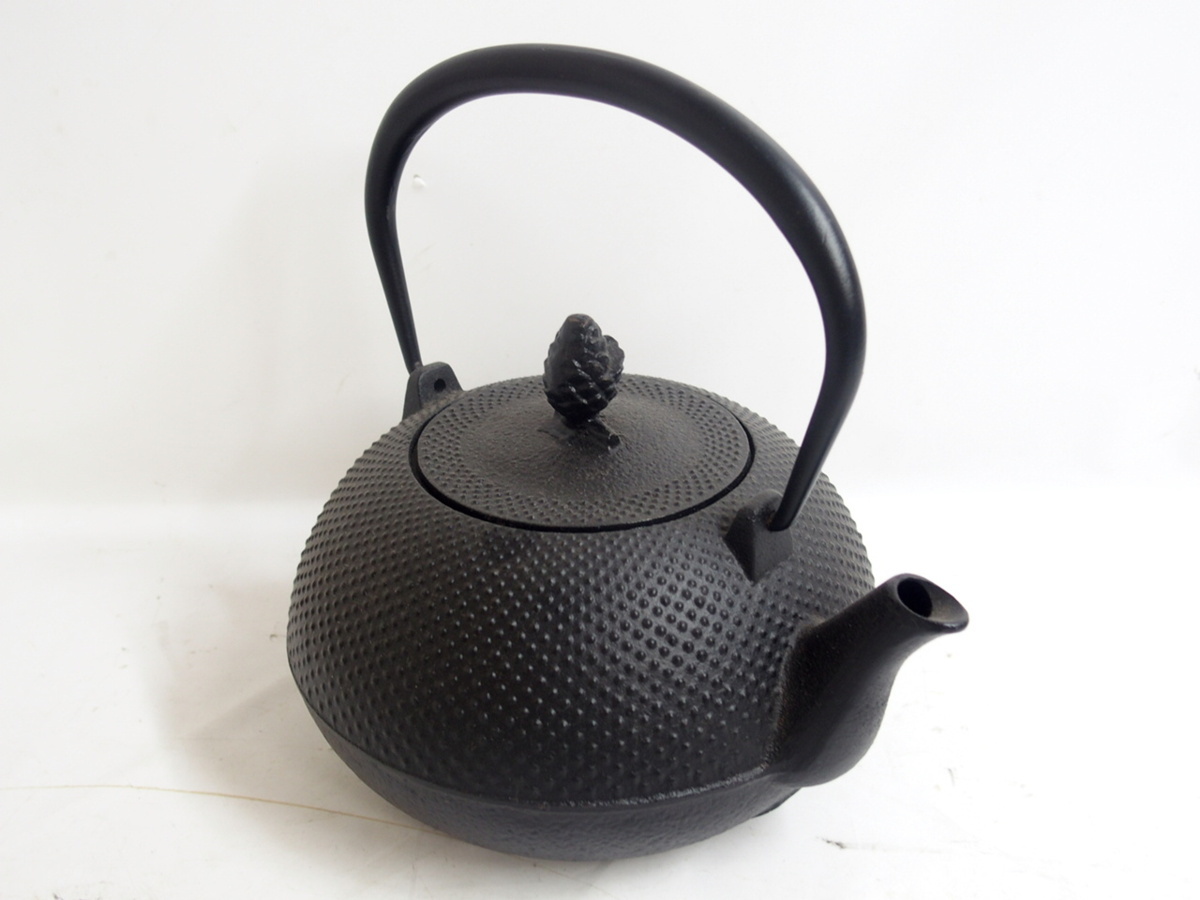 1円 南部鉄器 鉄瓶 急須 岩鋳他 茶道具 計8点 まとめて セット 霰