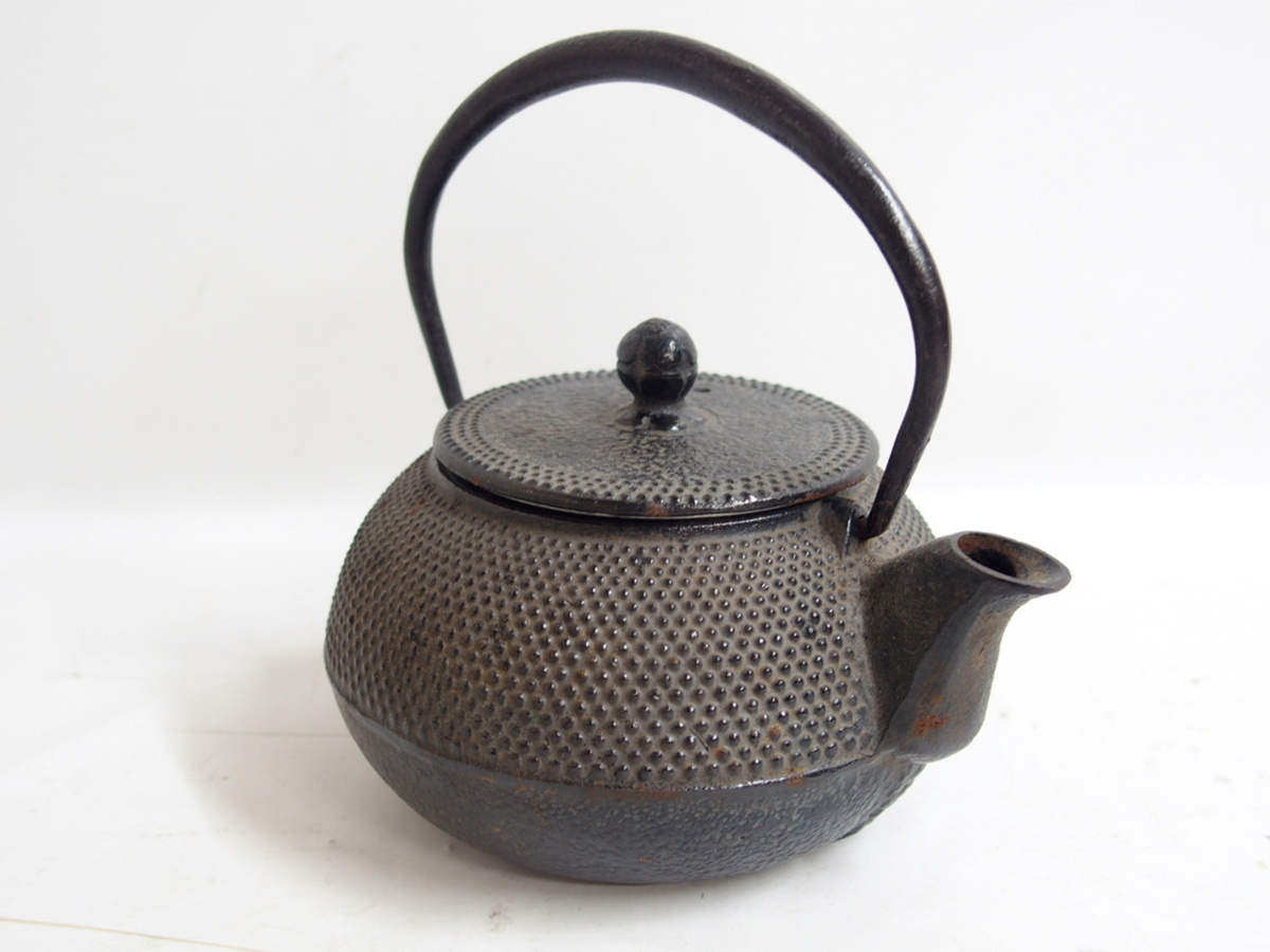 1円 南部鉄器 鉄瓶 急須 岩鋳他 茶道具 計8点 まとめて セット 霰