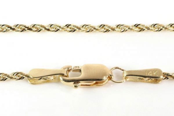 【限定入荷】最高品質 14金製 カットフレンチロープチェーン ネックレス【数量限定/1.3㎜:45㎝】(品質保証 K14YG 刻印有 53FK14FR13Y45-1